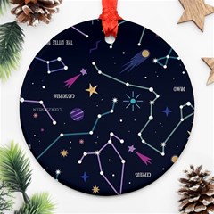 Space Wallpapers Ornament (Round)