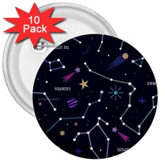 Space Wallpapers 3  Buttons (10 pack) 