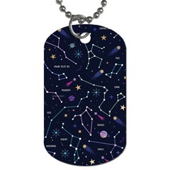 Space Wallpapers Dog Tag (Two Sides)