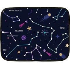 Space Wallpapers Double Sided Fleece Blanket (Mini) 