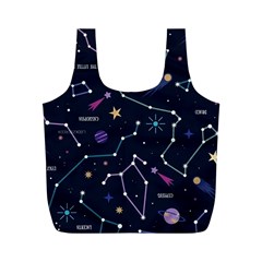 Space Wallpapers Full Print Recycle Bag (M)