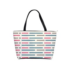 Long Lines Vector Pattern Classic Shoulder Handbag by Vaneshart