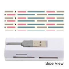 Long Lines Vector Pattern Memory Card Reader (stick) by Vaneshart