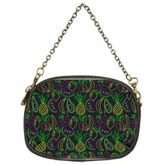 Neon Fruit Seamless Pattern Chain Purse (two Sides) by Vaneshart