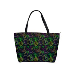 Neon Fruit Seamless Pattern Classic Shoulder Handbag by Vaneshart