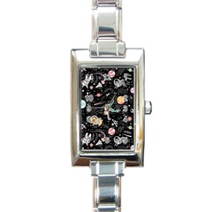 Animals Galaxy Space Rectangle Italian Charm Watch by Vaneshart