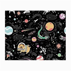 Animals Galaxy Space Small Glasses Cloth by Vaneshart