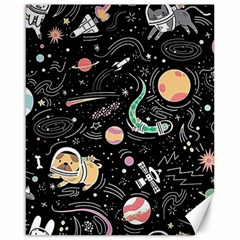 Animals Galaxy Space Canvas 16  X 20  by Vaneshart