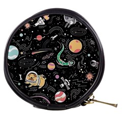 Animals Galaxy Space Mini Makeup Bag by Vaneshart