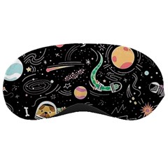 Animals Galaxy Space Sleeping Mask by Vaneshart