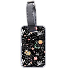 Animals Galaxy Space Luggage Tag (two Sides) by Vaneshart