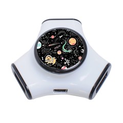 Animals Galaxy Space 3-port Usb Hub by Vaneshart