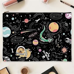 Animals Galaxy Space Cosmetic Bag (xxxl) by Vaneshart