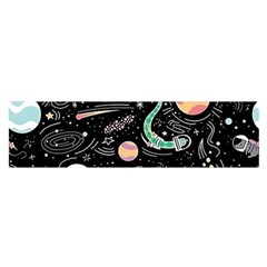 Animals Galaxy Space Satin Scarf (oblong) by Vaneshart