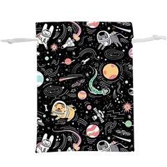 Animals Galaxy Space  Lightweight Drawstring Pouch (xl)