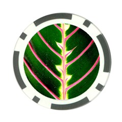 Exotic Green Leaf Poker Chip Card Guard (10 Pack) by Vaneshart