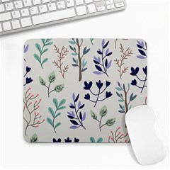 Dark Tone Plant Pattern Large Mousepads by Vaneshart