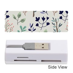 Dark Tone Plant Pattern Memory Card Reader (stick) by Vaneshart