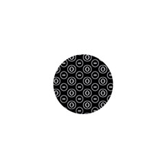 Black And White Pattern 1  Mini Buttons by Vaneshart