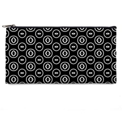 Black And White Pattern Pencil Cases by Vaneshart