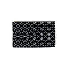 Black And White Pattern Cosmetic Bag (small) by Vaneshart