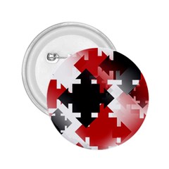 Black And Red Multi Direction 2 25  Buttons by Vaneshart