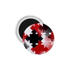 Black And Red Multi Direction 1 75  Magnets by Vaneshart