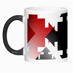 Black And Red Multi Direction Morph Mugs by Vaneshart