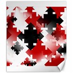 Black And Red Multi Direction Canvas 20  x 24  19.57 x23.15  Canvas - 1