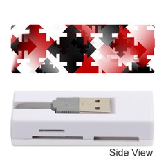 Black And Red Multi Direction Memory Card Reader (stick) by Vaneshart