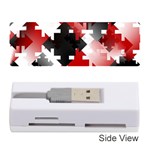 Black And Red Multi Direction Memory Card Reader (Stick) Front