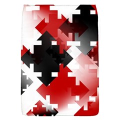 Black And Red Multi Direction Removable Flap Cover (s) by Vaneshart