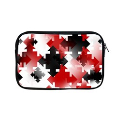 Black And Red Multi Direction Apple Macbook Pro 13  Zipper Case by Vaneshart