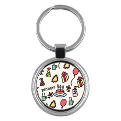 Kids Birthday Key Chain (round) by Vaneshart