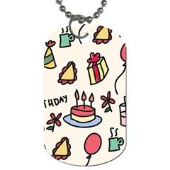 Kids Birthday Dog Tag (one Side) by Vaneshart