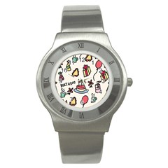 Kids Birthday Stainless Steel Watch by Vaneshart