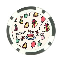 Kids Birthday Poker Chip Card Guard by Vaneshart