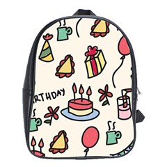 Kids Birthday School Bag (large) by Vaneshart