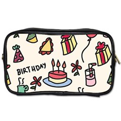 Kids Birthday Toiletries Bag (two Sides) by Vaneshart