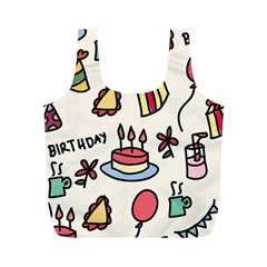 Kids Birthday Full Print Recycle Bag (m) by Vaneshart