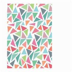 Colorful Triangle Vector Pattern Small Garden Flag (two Sides) by Vaneshart