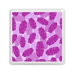 Exotic Tropical Leafs Watercolor Pattern Memory Card Reader (square) by Vaneshart