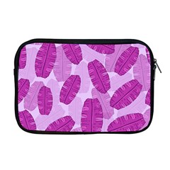 Exotic Tropical Leafs Watercolor Pattern Apple Macbook Pro 17  Zipper Case by Vaneshart