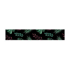 Tropical Leaves Pattern Flano Scarf (mini) by Vaneshart