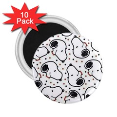 Dog Pattern 2 25  Magnets (10 Pack)  by Vaneshart