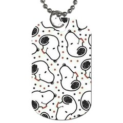 Dog Pattern Dog Tag (two Sides) by Vaneshart