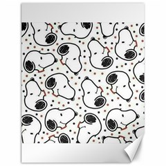 Dog Pattern Canvas 12  X 16  by Vaneshart