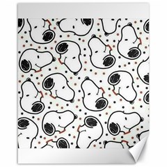 Dog Pattern Canvas 16  X 20  by Vaneshart