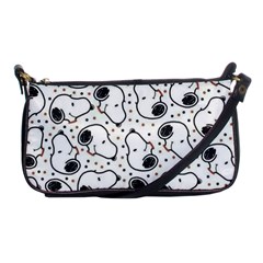 Dog Pattern Shoulder Clutch Bag by Vaneshart