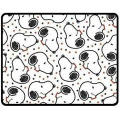 Dog Pattern Fleece Blanket (medium)  by Vaneshart